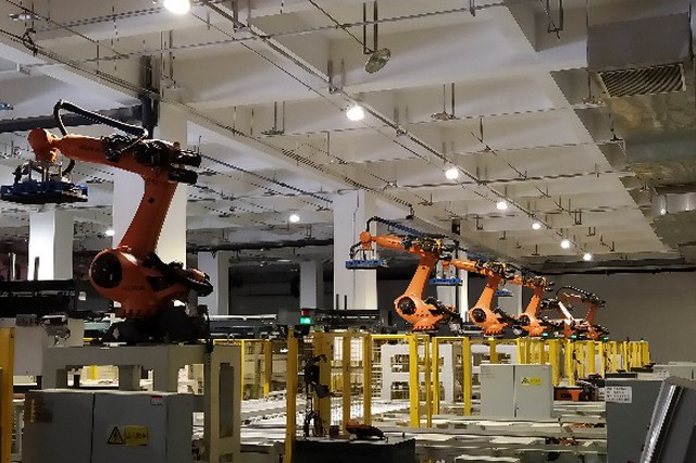 许昌卷烟厂拆码垛机器人项目